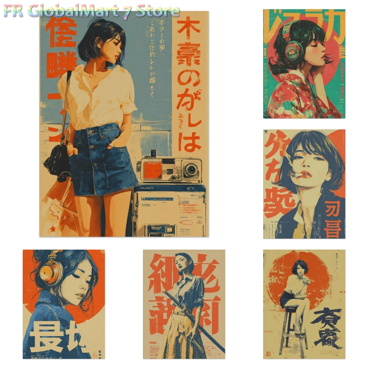 Diamond Painting Vintage Japan - огляд і ціна Resin Art Wallpaper