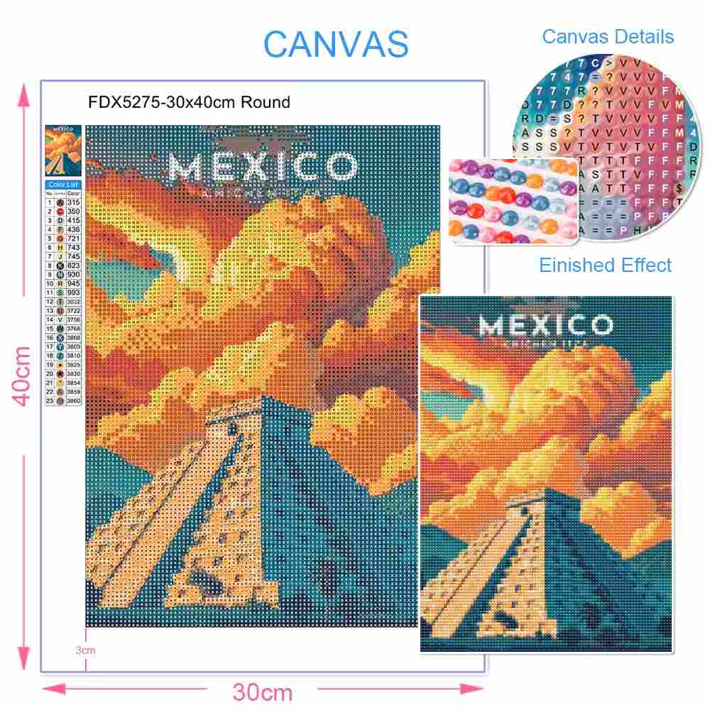 Diamond Painting Vintage Japan - огляд і ціна Resin Art Wallpaper