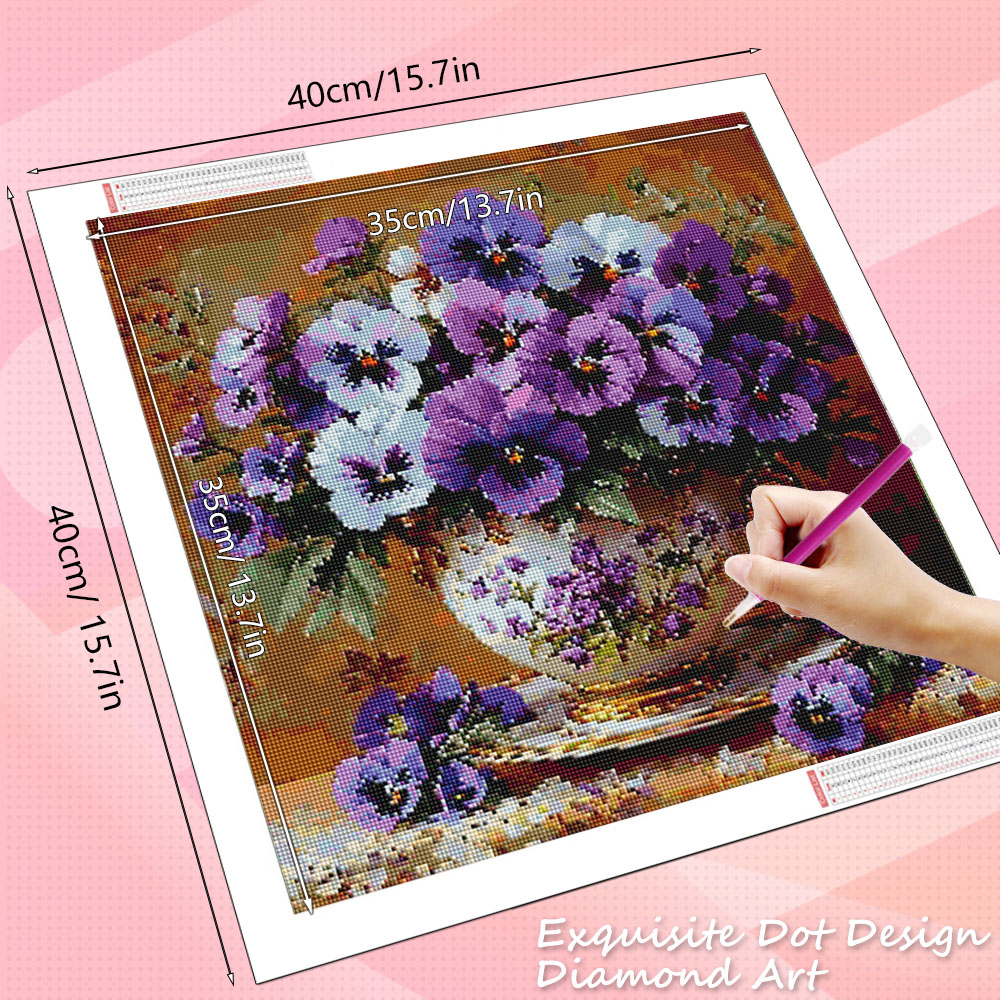 HUACAN 5D Diamond Mosaic Rose  - огляд і ціна Resin Art Rose