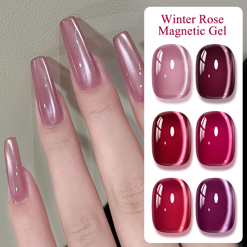 Pink Winter Rose Cat Magnetic  - огляд і ціна Resin Art Rose