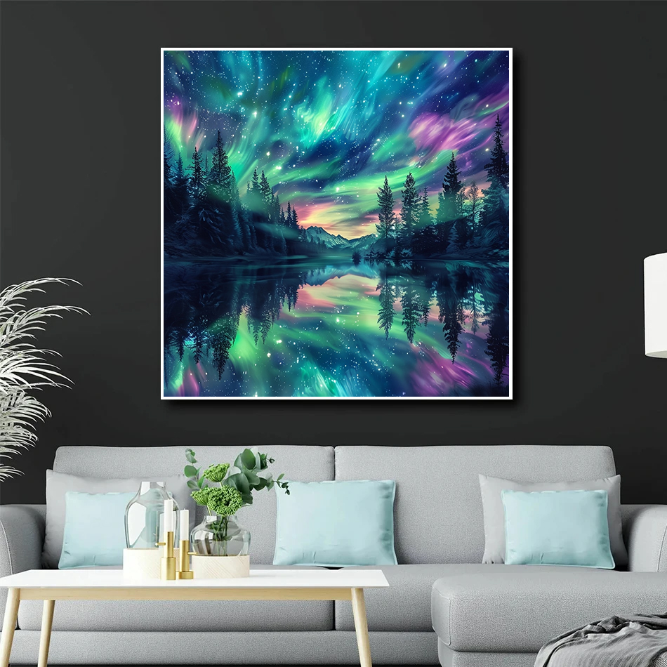 Frameless, DIY Diamond Paintin - огляд і ціна Resin Art Wallpaper