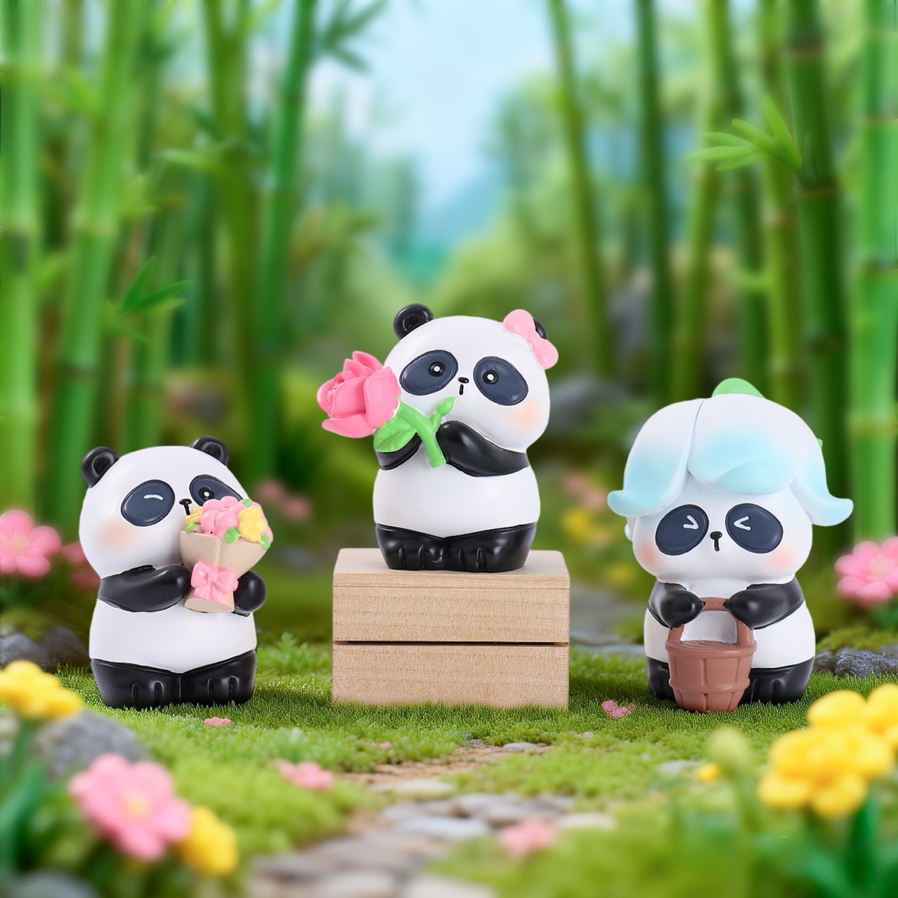 2026 New Panda Flower's Spring - огляд і ціна Resin Art Case