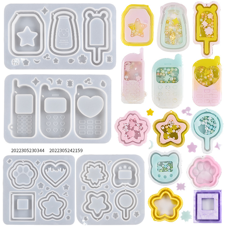 Resin Shaker Molds Set Charms  - огляд і ціна Resin Art Equipment