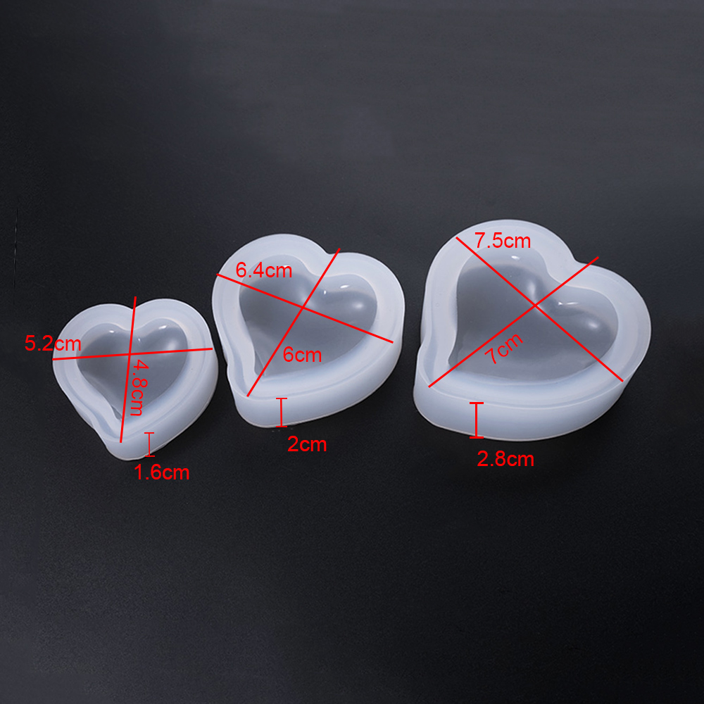 Silicone World 3D Heart Candle - огляд і ціна Resin Art Alphabet