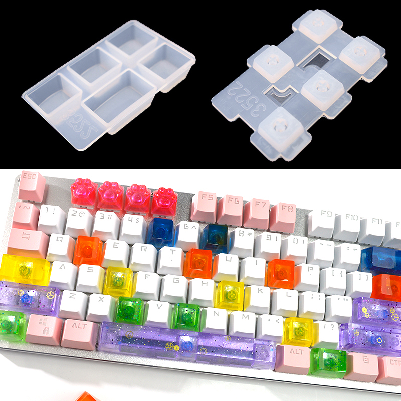 Key Cap Resin Mold Silicone Ke - огляд і ціна Resin Art Equipment