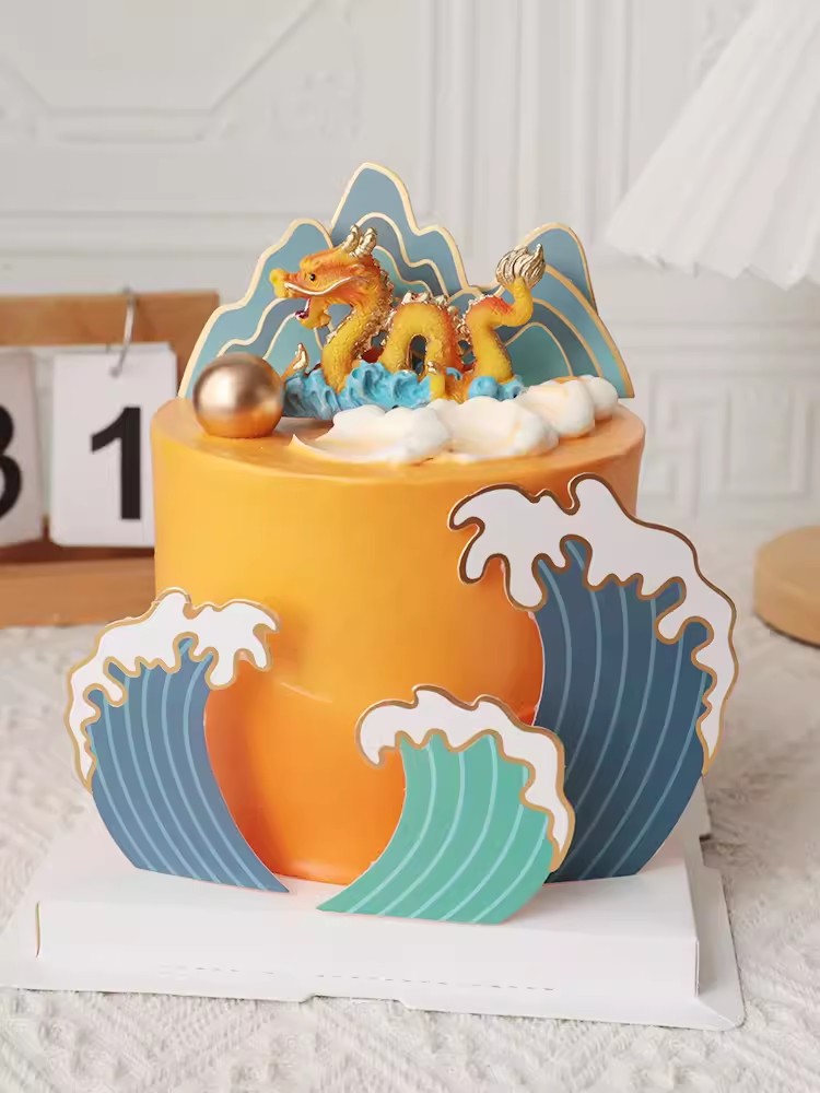 Chinese Style Happy Cake Toppe - огляд і ціна Resin Art Alphabet