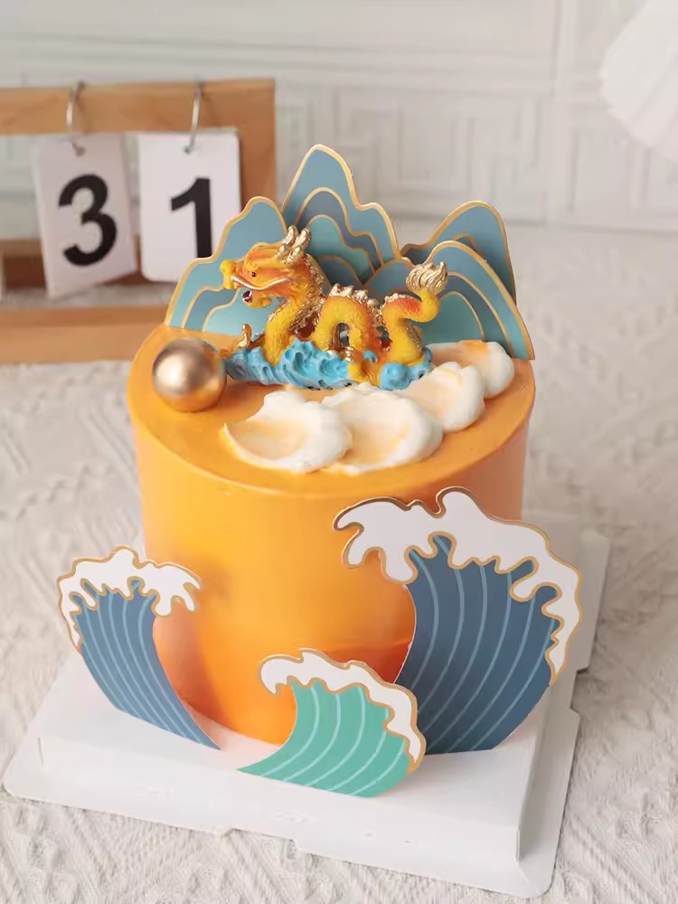 Chinese Style Happy Cake Toppe - огляд і ціна Resin Art Alphabet