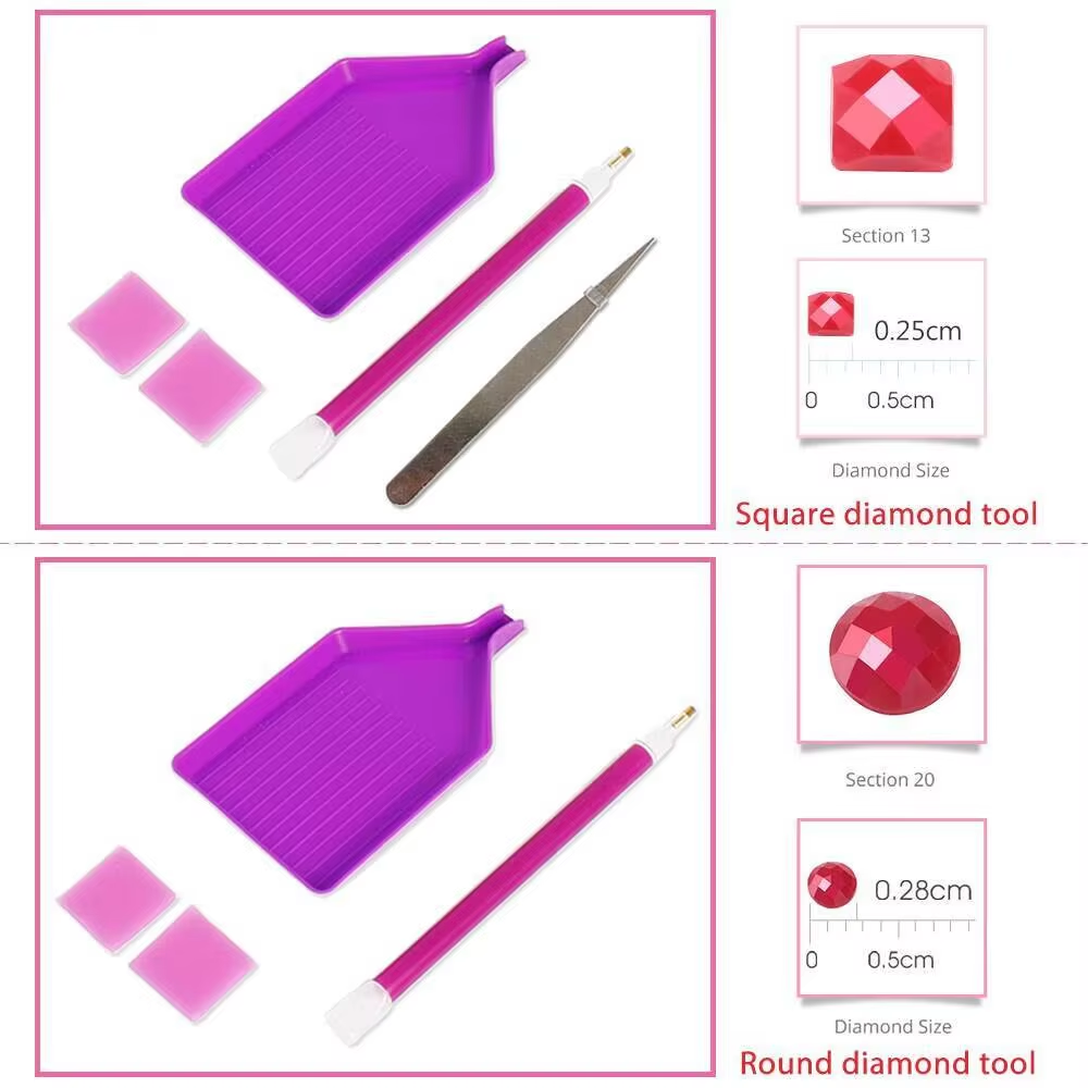 5D DIY Diamond Painting Cute S - огляд і ціна Resin Art Rose