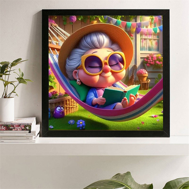 Frameless, Grandma Diamond Pai - огляд і ціна Resin Art Wallpaper