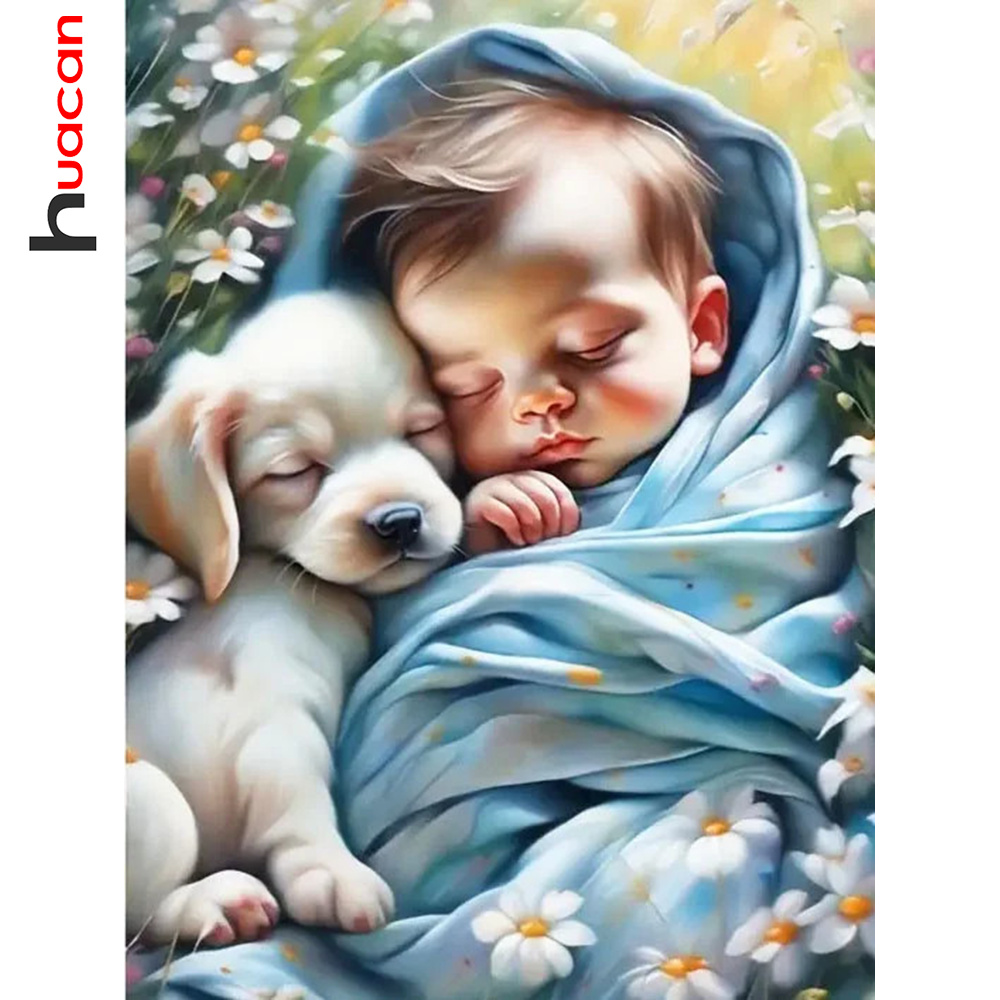 Huacan Diy Diamond Painting Po - огляд і ціна Resin Art Baby