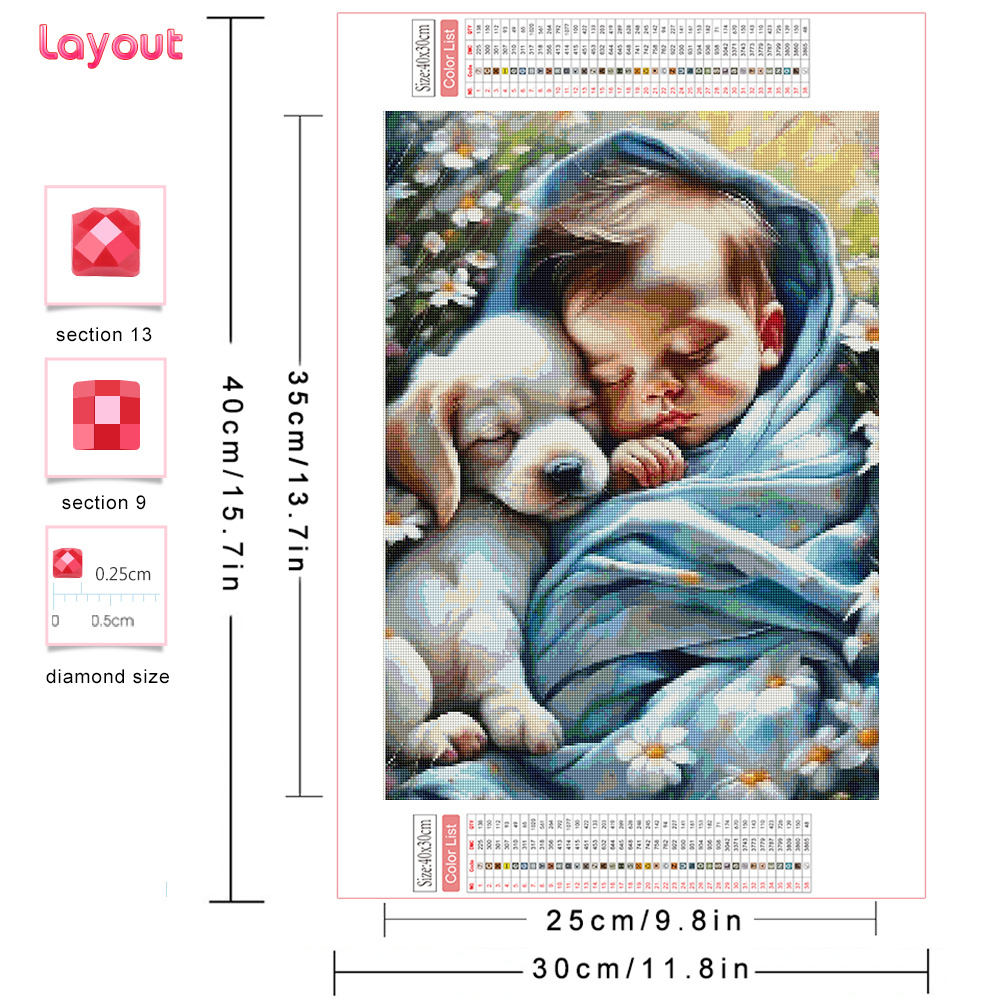 Huacan Diy Diamond Painting Po - огляд і ціна Resin Art Baby