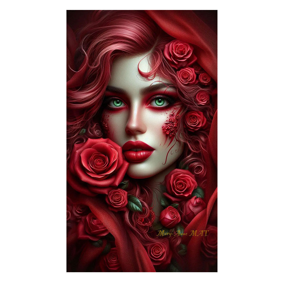 diy diamond painting Mysteriou - огляд і ціна Resin Art Rose