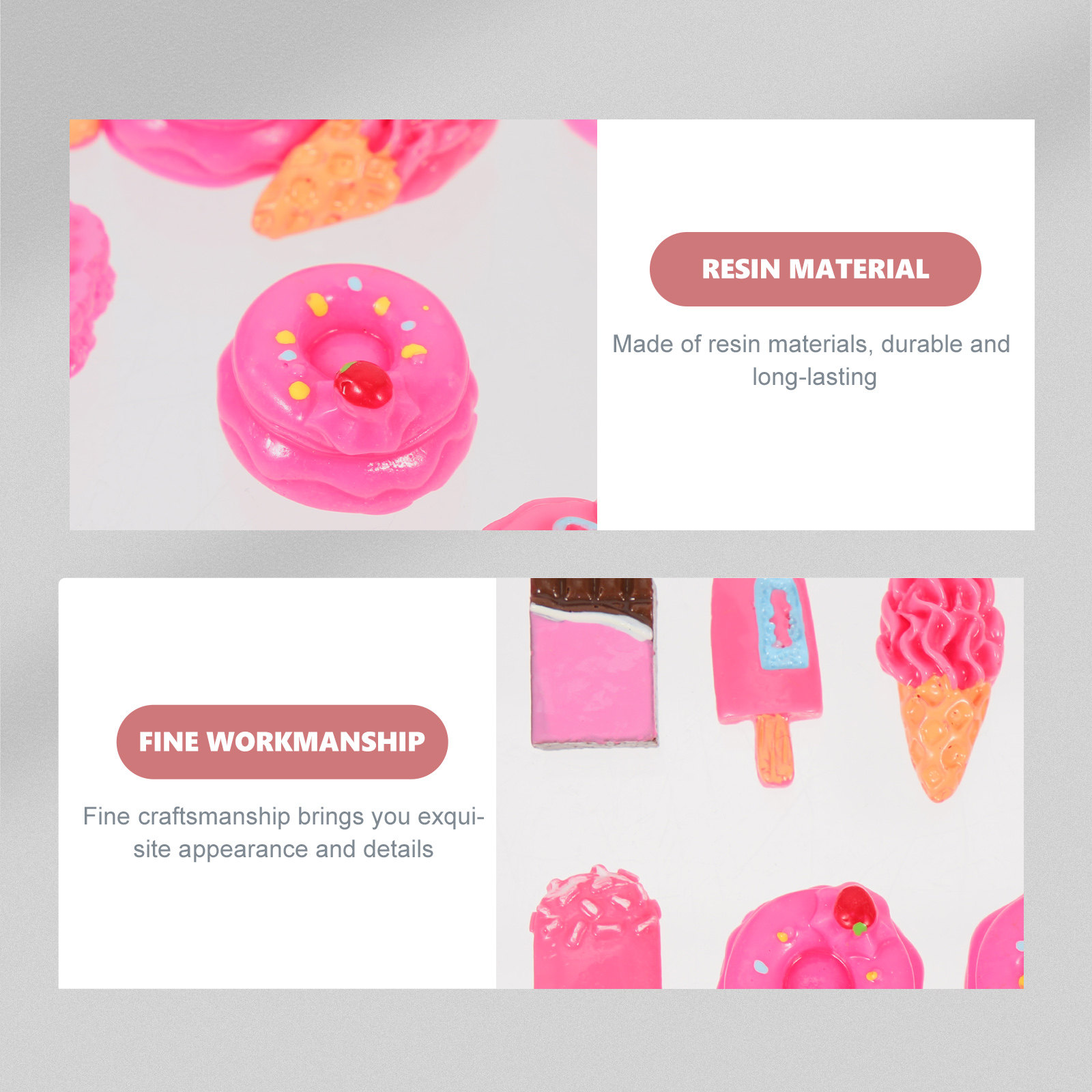 30pcs Kawaii Resin Mini Food C - огляд і ціна Resin Art Case