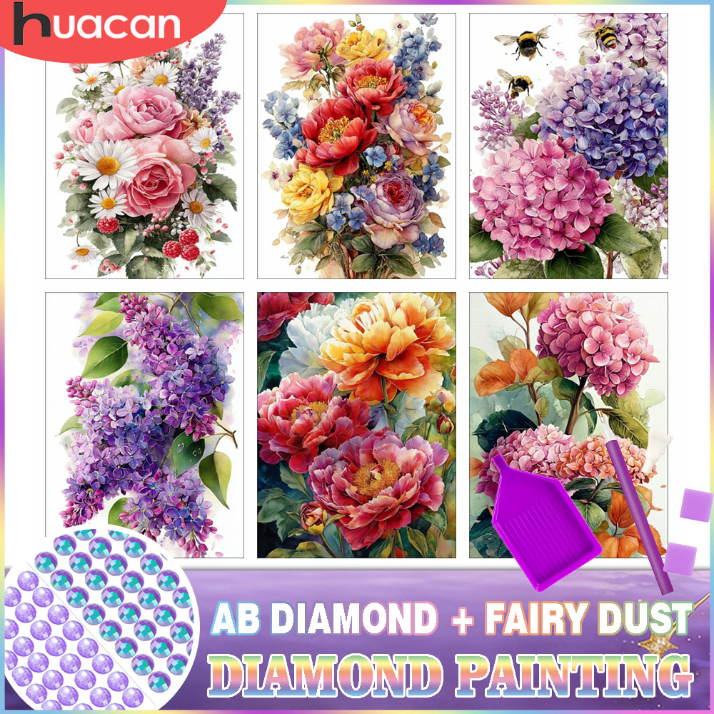 HUACAN Diamond Painting Kit Fl - огляд і ціна Resin Art Rose