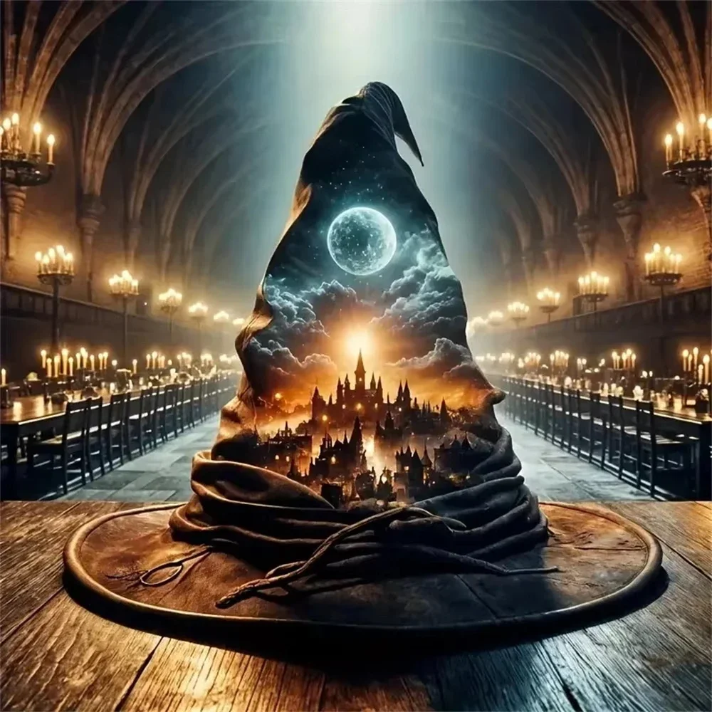 DIY Dark Fantasy Wizard Hat Wi - огляд і ціна Resin Art Wallpaper